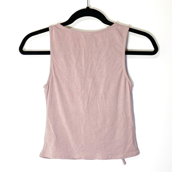 Heart & Hips Criss Cross Front Tank Top Pink Small - Picture 4 of 6
